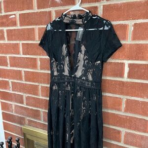 Elegant Black Lace Dress by ASTR